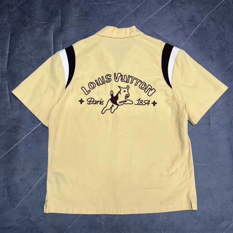 Louis Vuitton Louis Vuitton Tyler Puppy Short Sleeve Shirt-yf Size US L / EU 52-54 / 3 - 2 Thumbnail