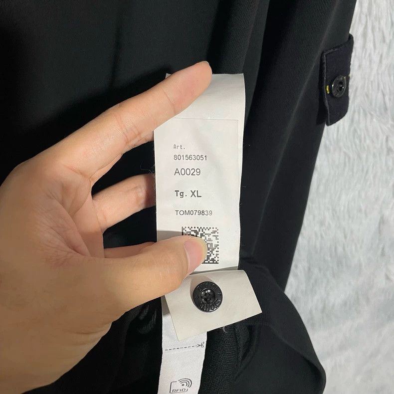 Stone Island Stone Island Black Crewneck Sweatshirt-yf Size US XL / EU 56 / 4 - 6 Thumbnail