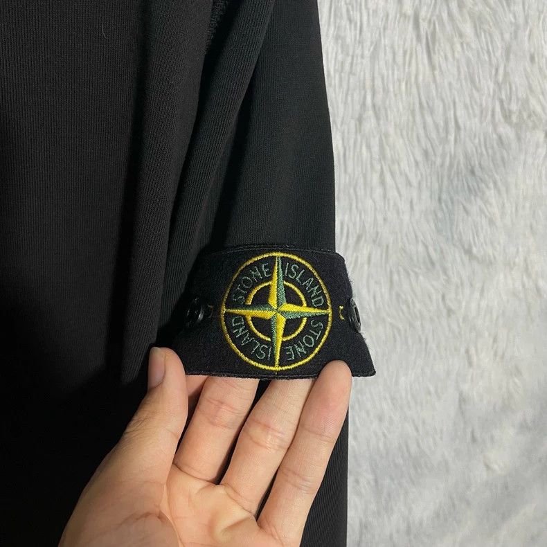 Stone Island Stone Island Black Crewneck Sweatshirt-yf Size US XL / EU 56 / 4 - 4 Thumbnail