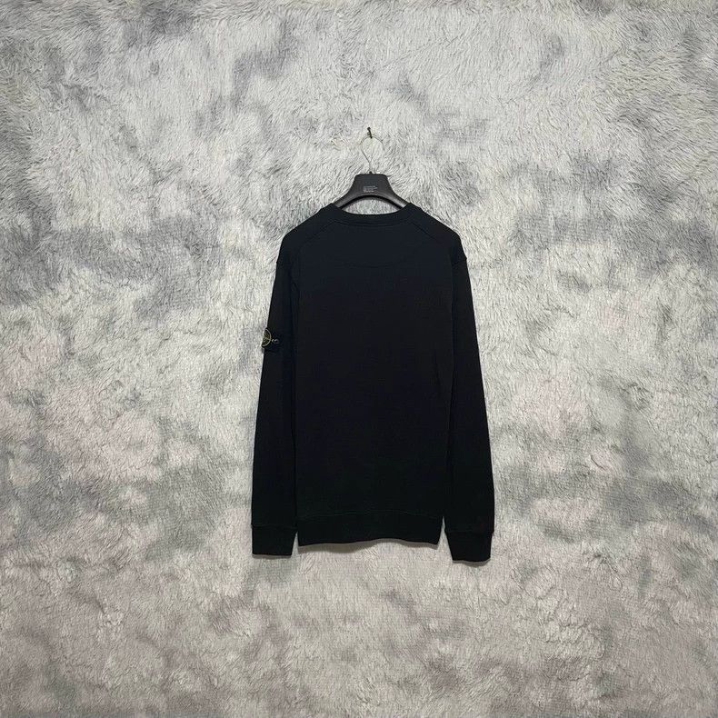 Stone Island Stone Island Black Crewneck Sweatshirt-yf Size US XL / EU 56 / 4 - 2 Thumbnail