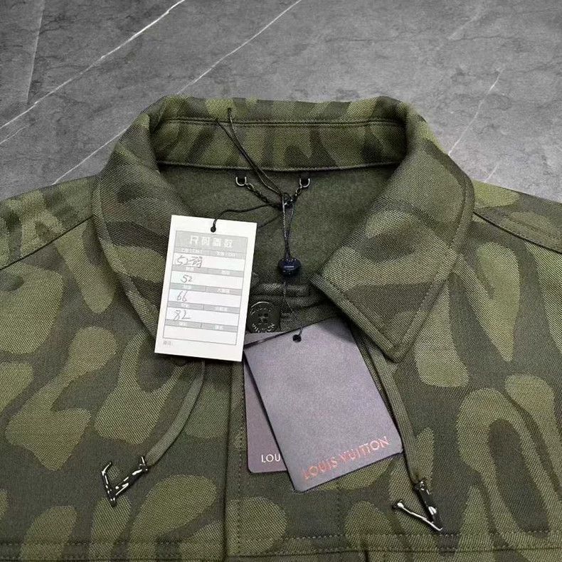 Louis Vuitton Louis Vuitton Green Logo Print Jacket-yf Size US XL / EU 56 / 4 - 5 Thumbnail