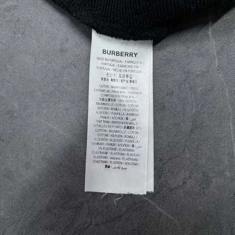 Burberry Burberry Black White Print Hoodie-yf Size US XL / EU 56 / 4 - 6 Thumbnail