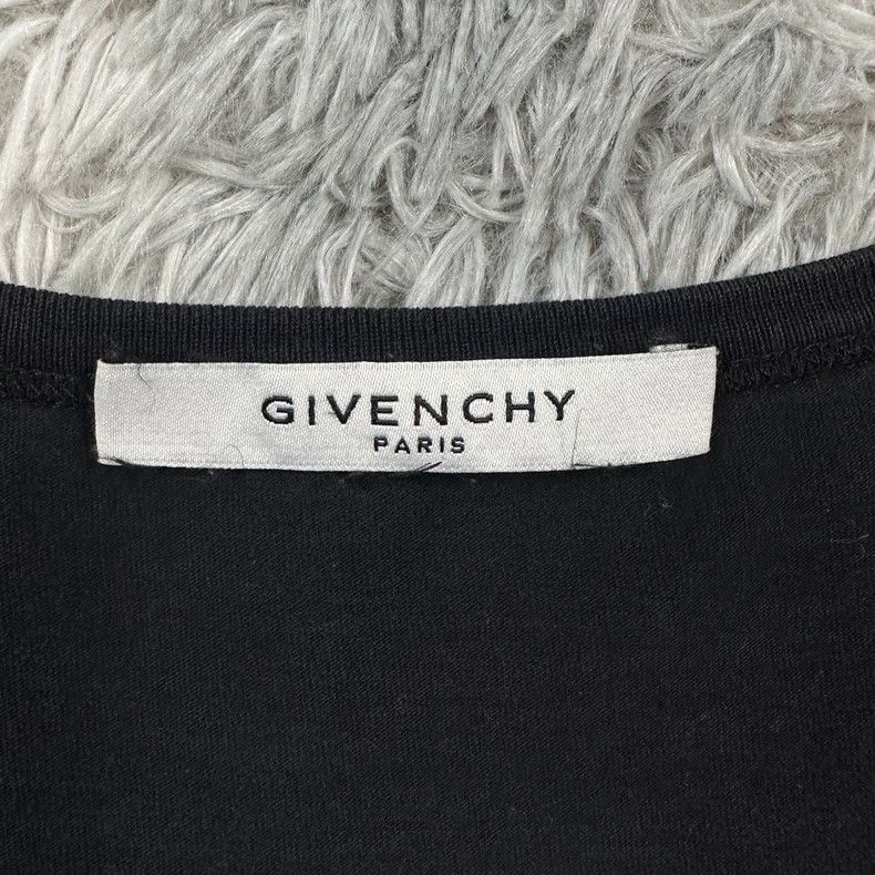 Givenchy Givenchy Black Distressed Logo T-shirt-yf Size US M / EU 48-50 / 2 - 3 Thumbnail
