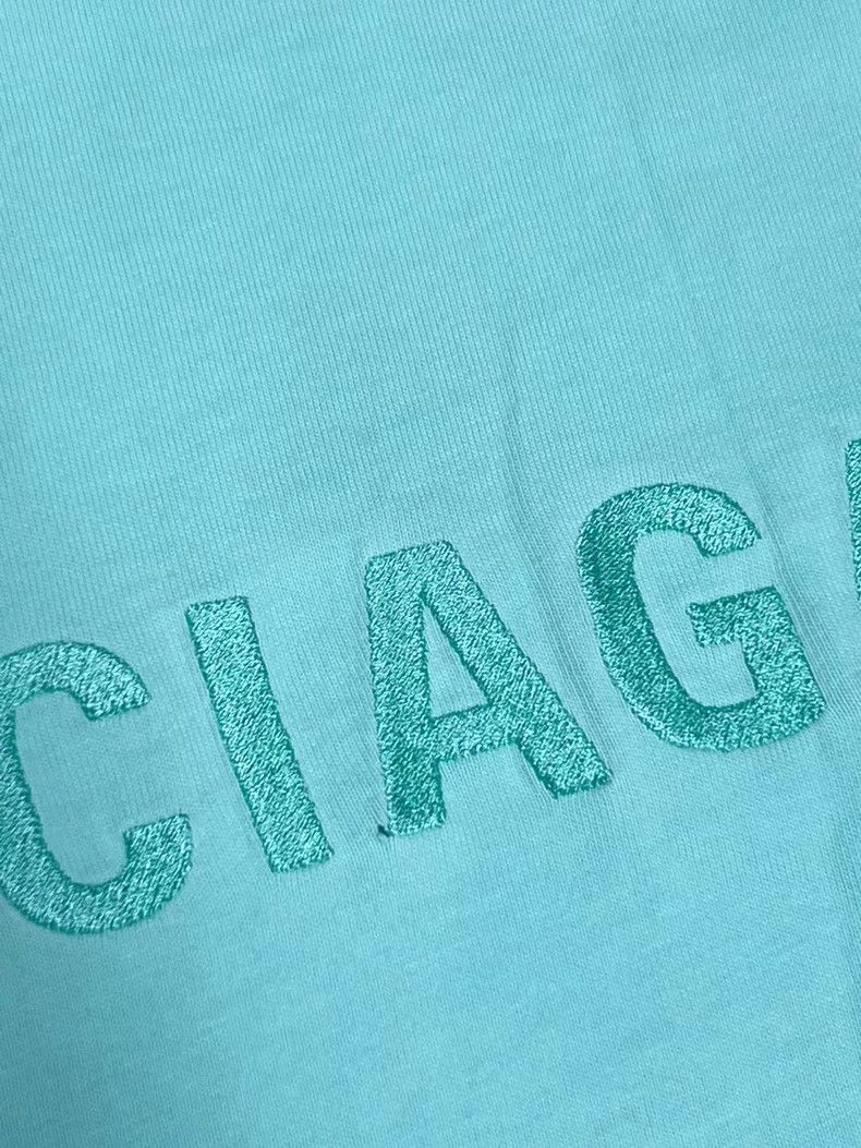 Balenciaga Balenciaga Mint Green Short Sleeve T-shirt-yf Size US L / EU 52-54 / 3 - 7 Thumbnail
