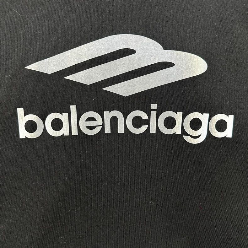Balenciaga Balenciaga Reflective Logo Fleece Hoodie-yf Size US M / EU 48-50 / 2 - 3 Thumbnail