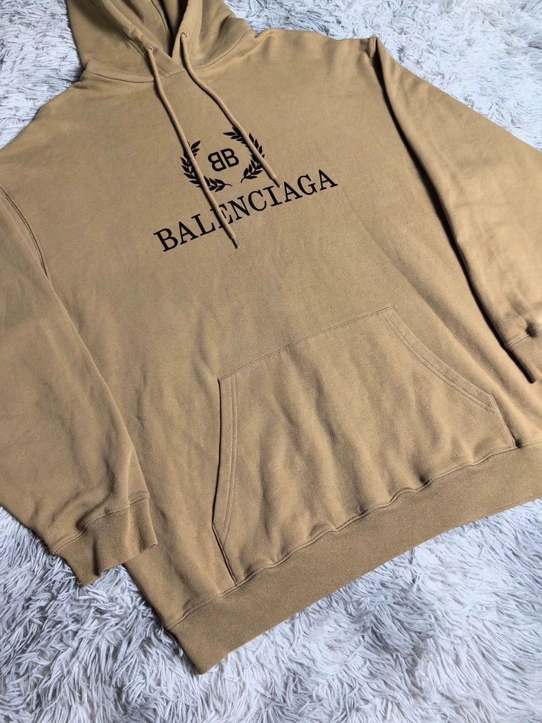 Balenciaga Balenciaga Wheat Ear Beige Hoodie S-yf Size US S / EU 44-46 / 1 - 3 Thumbnail