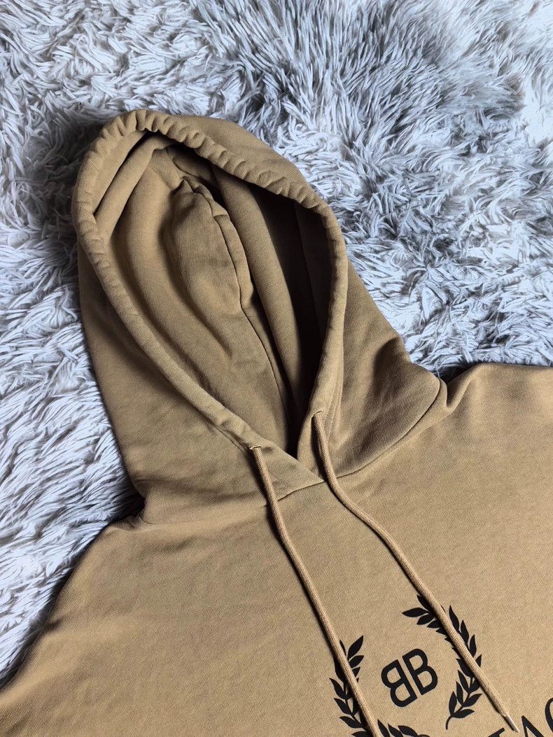Balenciaga Balenciaga Wheat Ear Beige Hoodie S-yf Size US S / EU 44-46 / 1 - 2 Thumbnail
