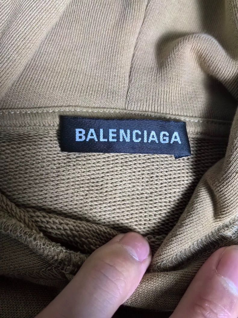 Balenciaga Balenciaga Wheat Ear Beige Hoodie S-yf Size US S / EU 44-46 / 1 - 5 Thumbnail