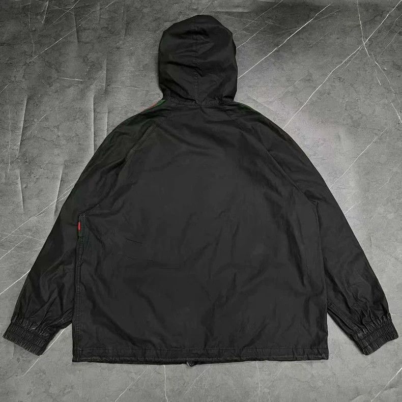 Gucci Gucci Half-Zip Stripe Windbreaker Jacket-yf Size US XL / EU 56 / 4 - 2 Thumbnail