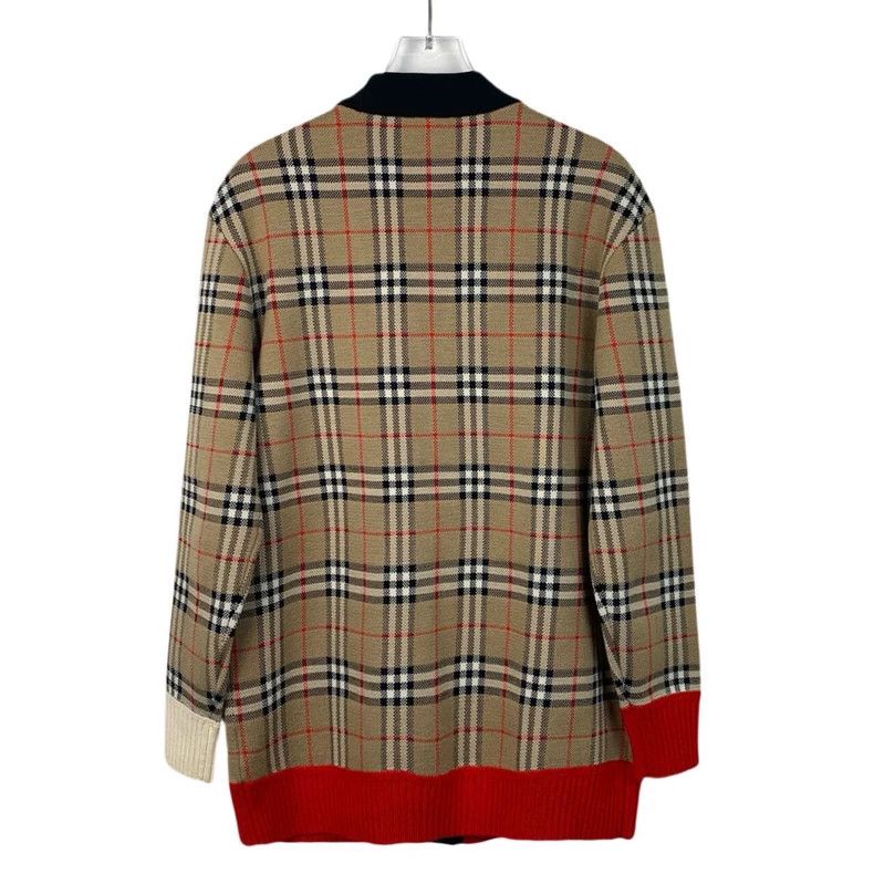 Burberry Burberry Plaid V-Neck Long Sleeve Cardigan-yf Size US M / EU 48-50 / 2 - 2 Thumbnail