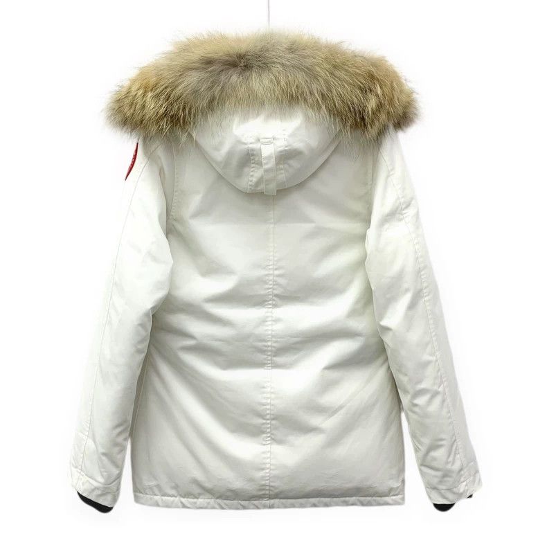 Canada Goose Canada Goose White Fur Hooded Down Jacket-yf Size US S / EU 44-46 / 1 - 2 Thumbnail