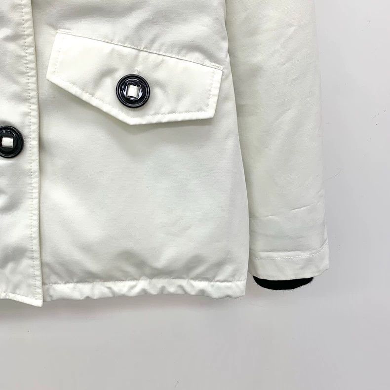 Canada Goose Canada Goose White Fur Hooded Down Jacket-yf Size US S / EU 44-46 / 1 - 4 Thumbnail