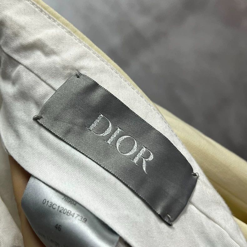 Dior Dior Beige Pearl Button Straight Casual Pants-yf Size US 32 / EU 48 - 4 Thumbnail