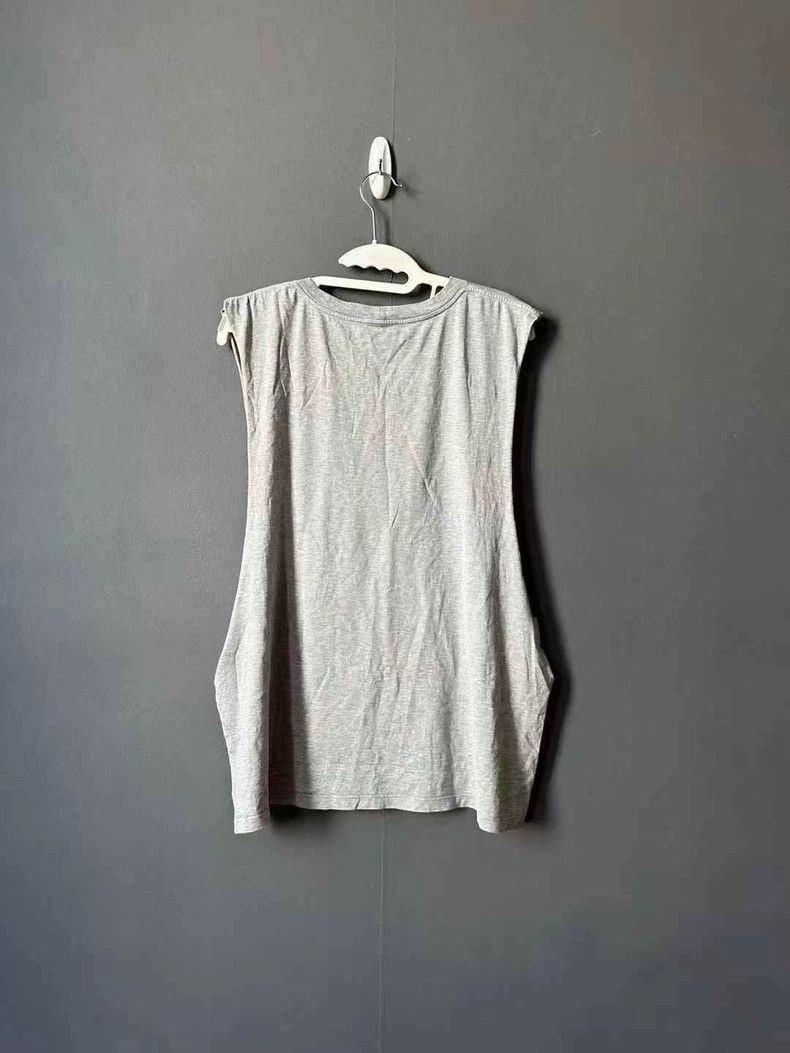 Celine Celine Paris Grey Sleeveless Tank Top-yf Size US S / EU 44-46 / 1 - 2 Thumbnail