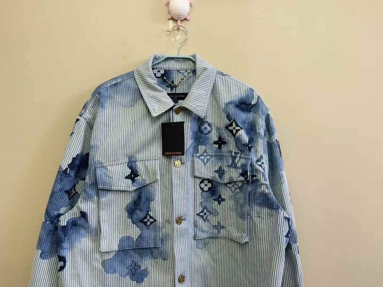 Louis Vuitton Louis Vuitton Monogram Denim Jacket-yf Size US XXL / EU 58 / 5 - 2 Thumbnail