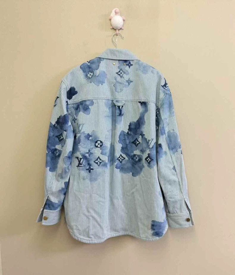 Louis Vuitton Louis Vuitton Monogram Denim Jacket-yf Size US XXL / EU 58 / 5 - 4 Thumbnail