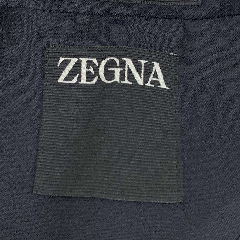 Ermenegildo Zegna Zegna Black Wool Collar Button Coat-yf Size US L / EU 52-54 / 3 - 5 Thumbnail
