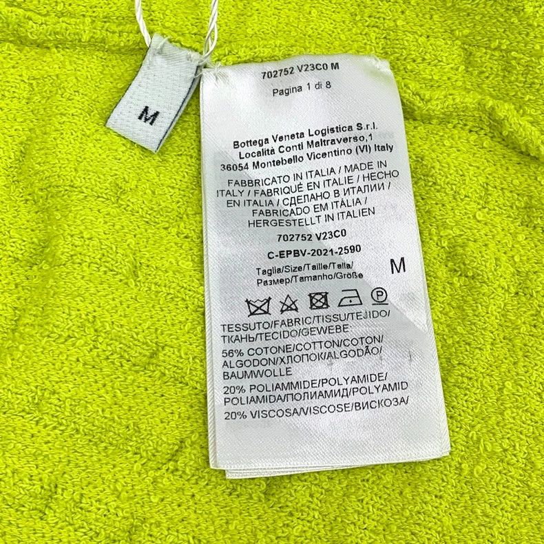 Bottega Veneta Bottega Veneta Green Cotton Short Sleeve T-shirt-yf Size US M / EU 48-50 / 2 - 6 Thumbnail