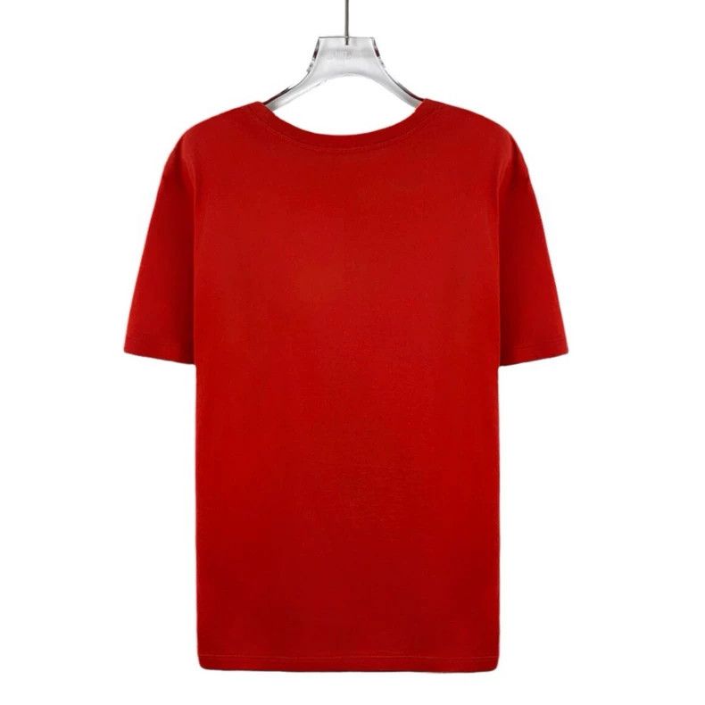 Louis Vuitton Louis Vuitton Red Logo Embroidered T-Shirt-yf Size US S / EU 44-46 / 1 - 2 Thumbnail