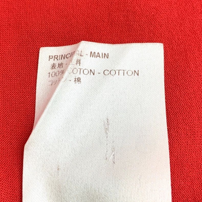 Louis Vuitton Louis Vuitton Red Logo Embroidered T-Shirt-yf Size US S / EU 44-46 / 1 - 7 Thumbnail