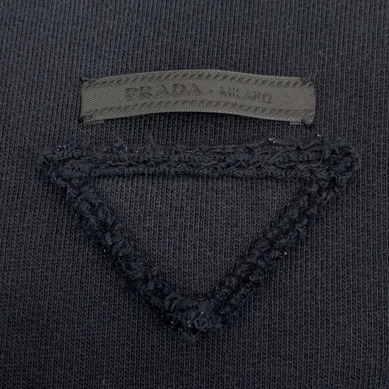 Prada Prada Black Triangle Logo Zip Hoodie-yf Size US XS / EU 42 / 0 - 5 Thumbnail