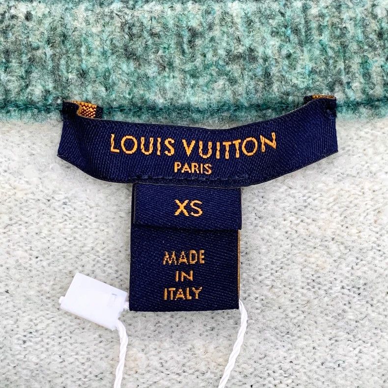 Louis Vuitton Louis Vuitton Green Wool Knit Sweater-yf Size US XS / EU 42 / 0 - 5 Thumbnail