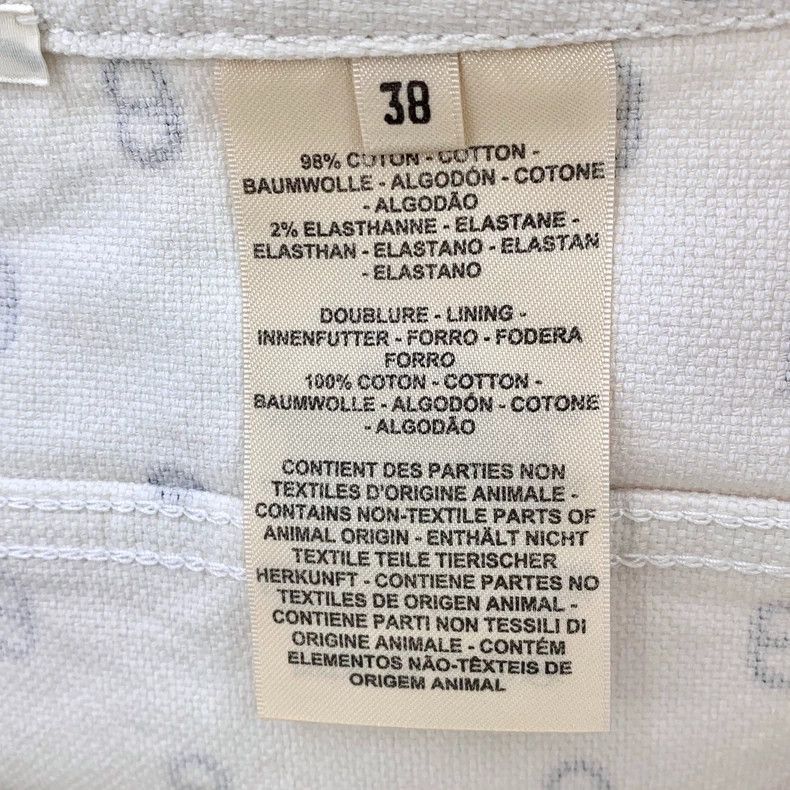 Hermes Hermes White Cotton Denim Skirt-yf Size US 38 / EU 54 - 7 Thumbnail