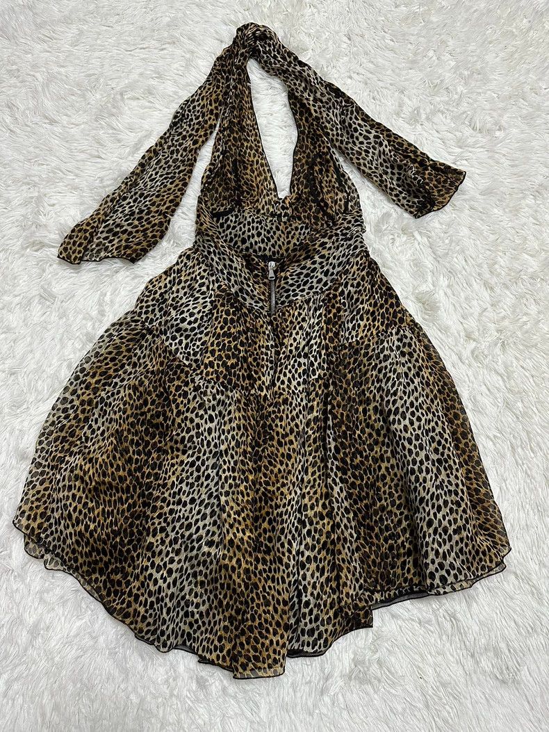 Dolce & Gabbana Dolce&Gabbana Leopard Print Cape Dress-yf Size US M / EU 48-50 / 2 - 2 Thumbnail