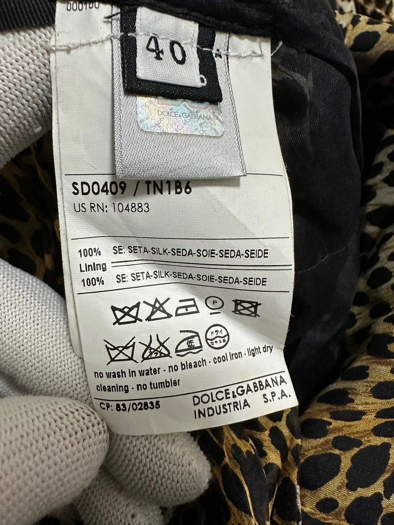 Dolce & Gabbana Dolce&Gabbana Leopard Print Cape Dress-yf Size US M / EU 48-50 / 2 - 4 Thumbnail