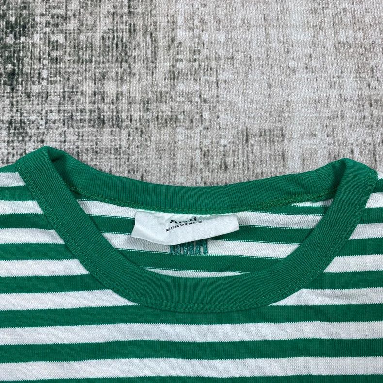AMI Ami Paris Striped Long Sleeve T-Shirt-yf Size US S / EU 44-46 / 1 - 2 Thumbnail