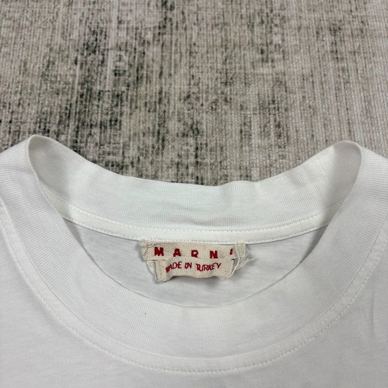 Marni MARNI Letter Print Short Sleeve T-Shirt-yf Size US M / EU 48-50 / 2 - 2 Thumbnail