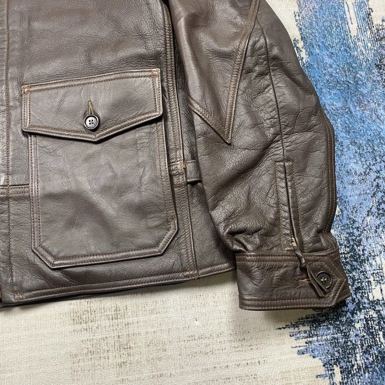 The Real McCoy's LOST WORLDS A2 Flight Leather Jacket-yf Size US M / EU 48-50 / 2 - 5 Thumbnail