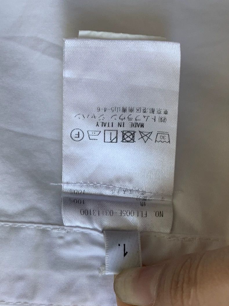 Thom Browne Thom Browne White Long Sleeve Shirt-yf Size US M / EU 48-50 / 2 - 5 Thumbnail