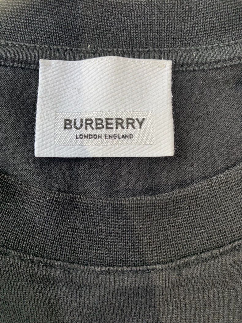 Burberry Burberry Black Short Sleeve Round Neck Tee-yf Size US XS / EU 42 / 0 - 4 Thumbnail