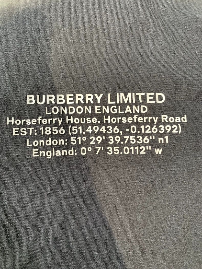 Burberry Burberry Black Short Sleeve Round Neck Tee-yf Size US XS / EU 42 / 0 - 3 Thumbnail