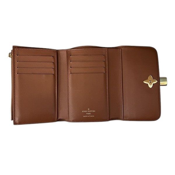 Louis Vuitton Louis Vuitton Louis Vuitton Portefeuille Flower Monogram Compact Wallet Canvas Short Wallet M67504 DUTY FREE for USA Size ONE SIZE - 3 Thumbnail