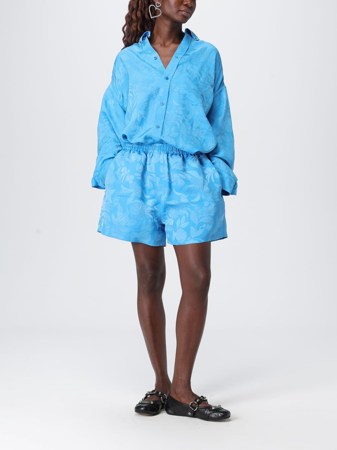 Balenciaga Balenciaga Short Woman Sky Size 27" / US 4 / IT 40 - 2 Thumbnail