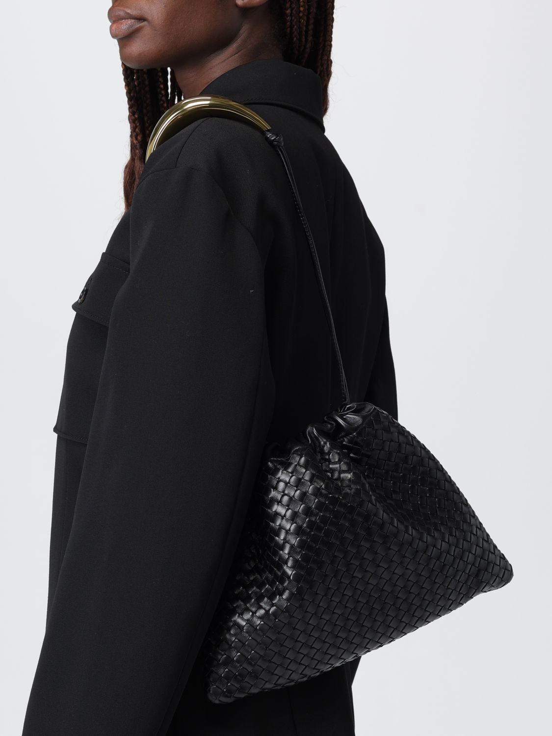 Bottega Veneta Bottega Veneta Shoulder Bag Woman Black Size ONE SIZE - 2 Thumbnail