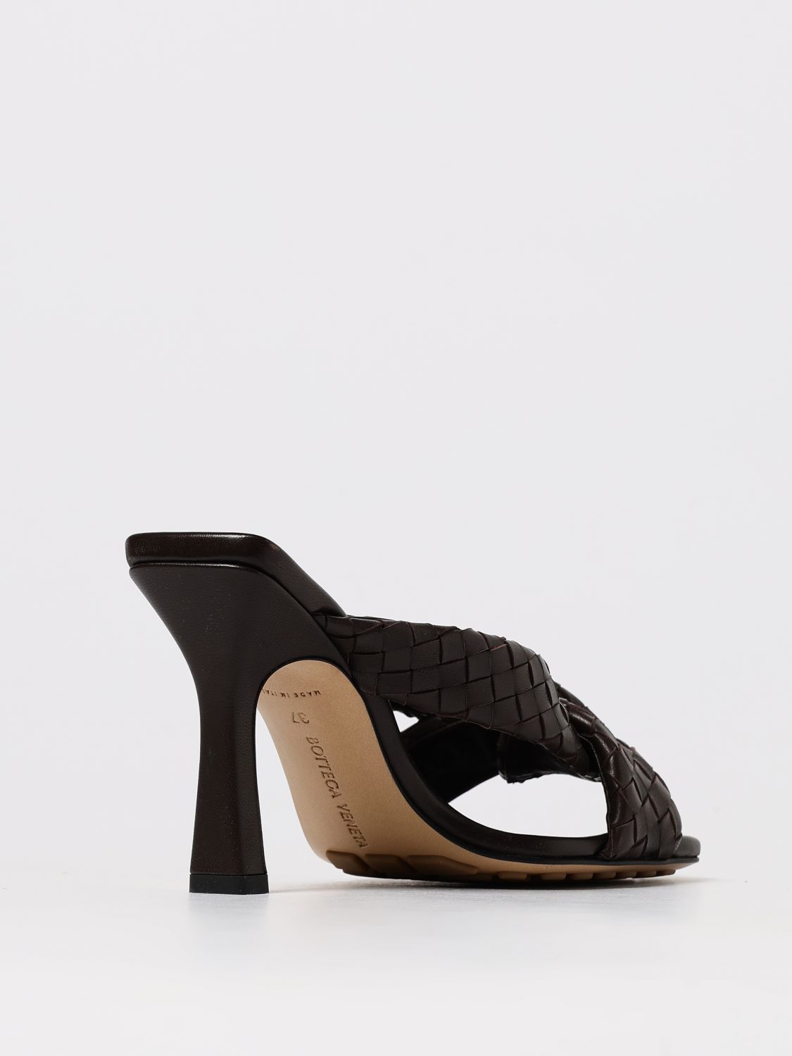 Bottega Veneta Bottega Veneta Heeled Sandals Woman Brown Size US 9 / IT 39 - 3 Thumbnail