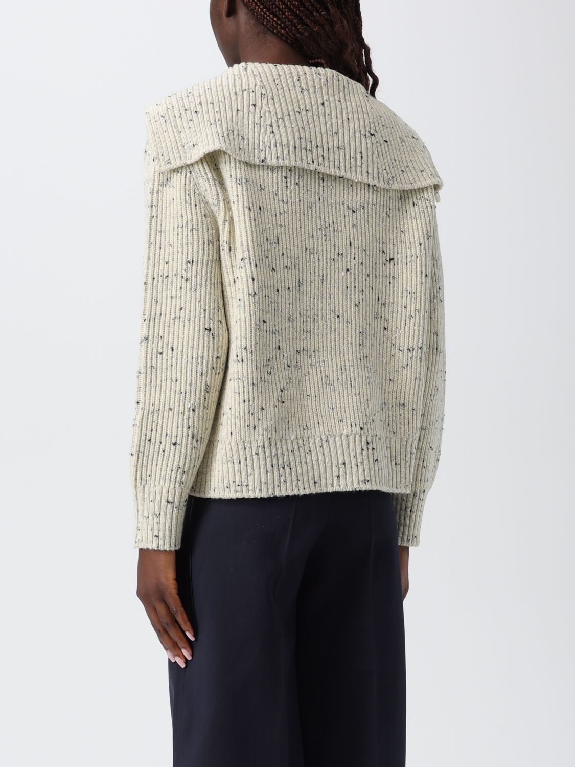 Bottega Veneta Bottega Veneta Sweater Woman Beige Size M / US 6-8 / IT 42-44 - 3 Thumbnail