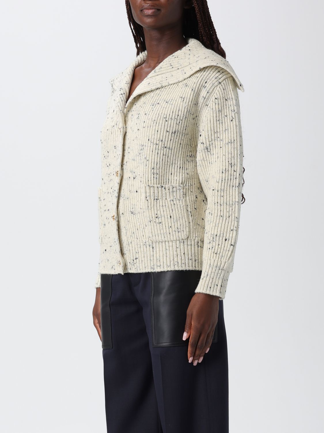 Bottega Veneta Bottega Veneta Sweater Woman Beige Size M / US 6-8 / IT 42-44 - 4 Thumbnail