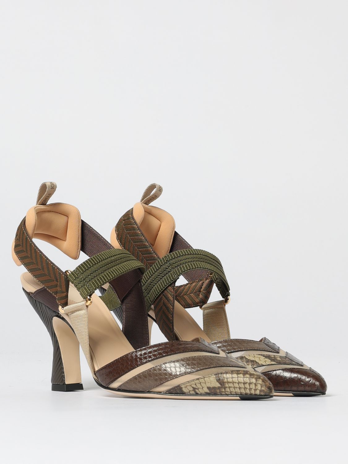 Fendi Fendi Pumps Woman Nude Size US 8 / IT 38 - 2 Thumbnail