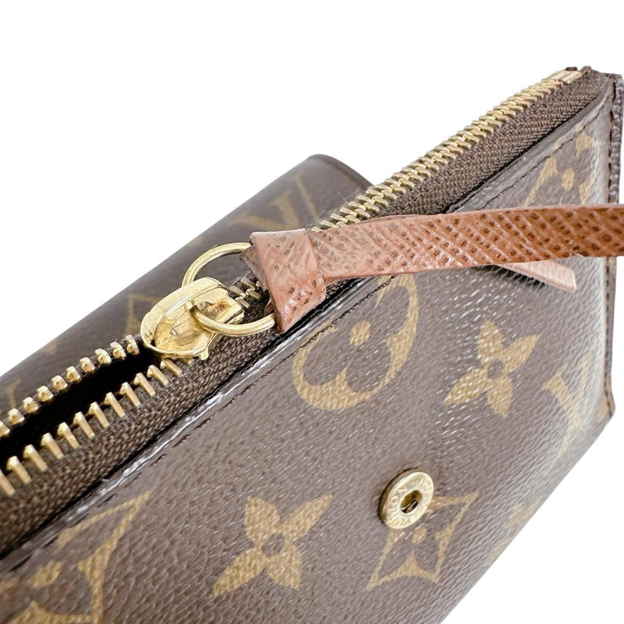 Louis Vuitton Louis Vuitton Monogram Victorine Tri-fold Wallet in Canvas, M62472, Brown Size ONE SIZE - 15 Thumbnail