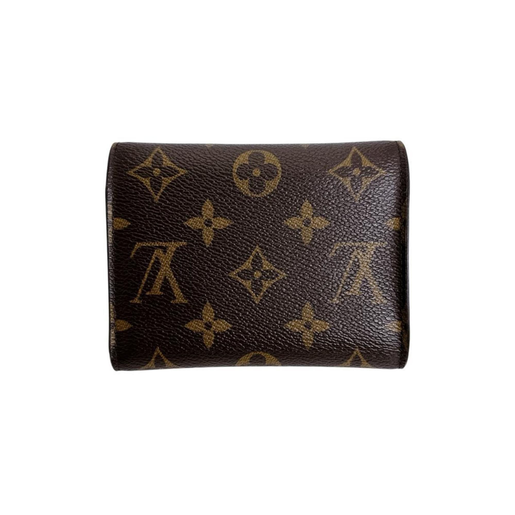 Louis Vuitton Louis Vuitton Monogram Victorine Tri-fold Wallet in Canvas, M62472, Brown Size ONE SIZE - 2 Thumbnail