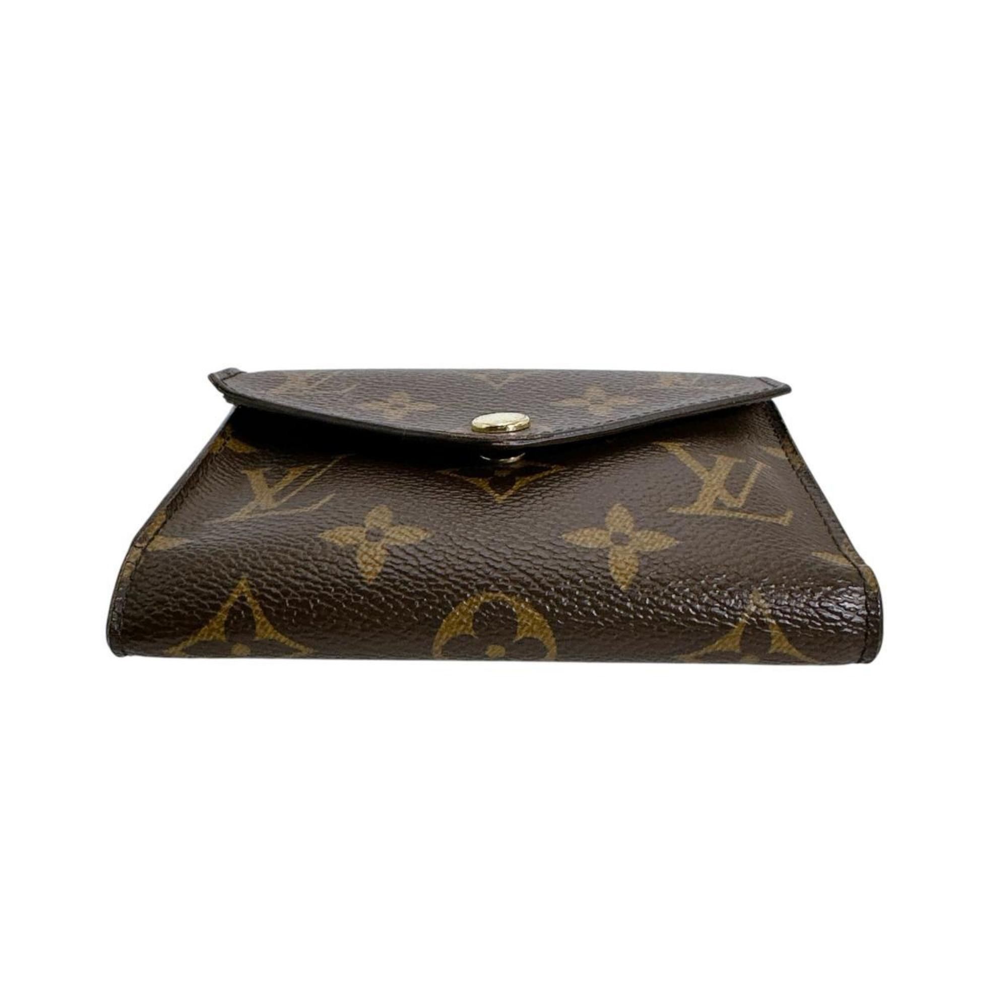 Louis Vuitton Louis Vuitton Monogram Victorine Tri-fold Wallet in Canvas, M62472, Brown Size ONE SIZE - 4 Thumbnail