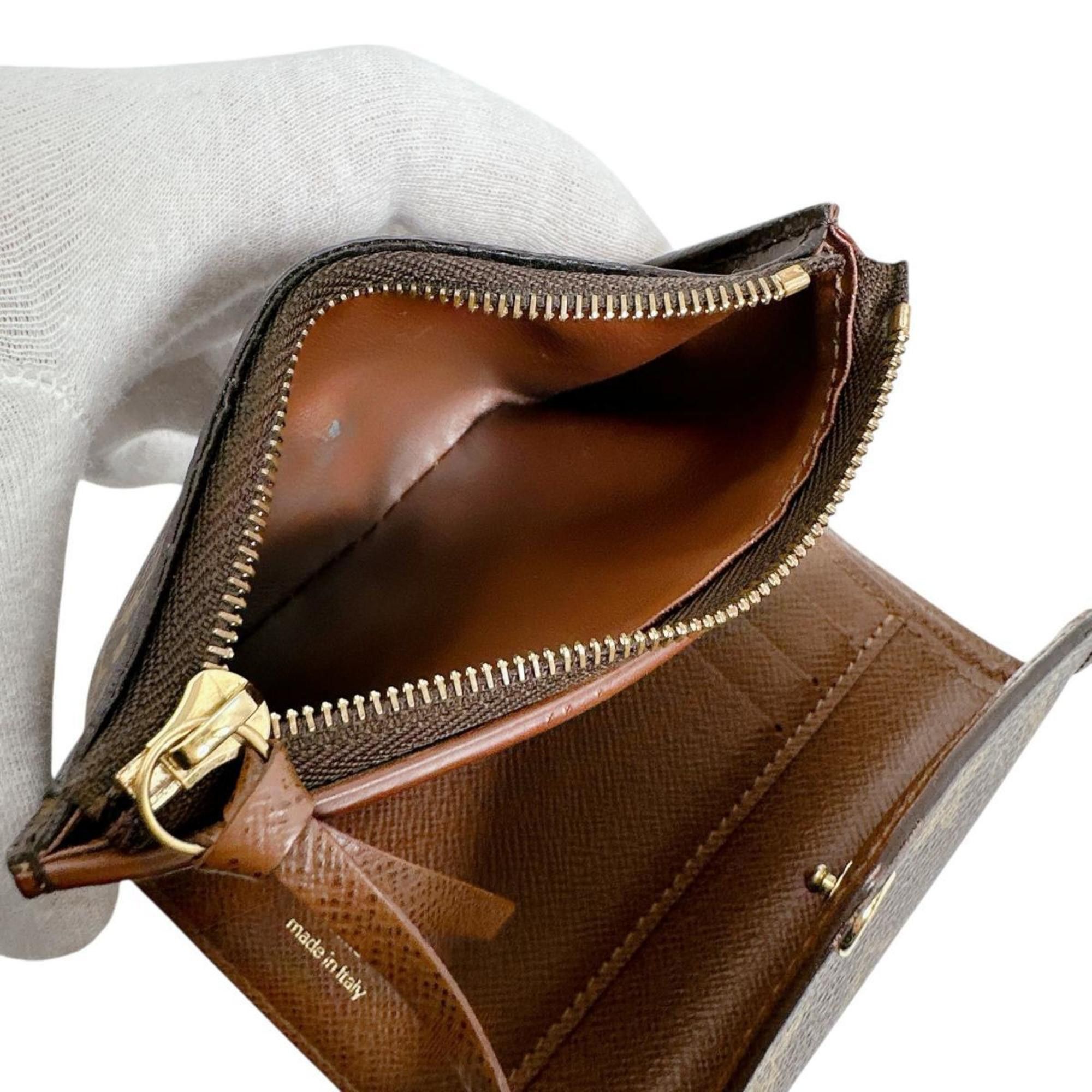 Louis Vuitton Louis Vuitton Monogram Victorine Tri-fold Wallet in Canvas, M62472, Brown Size ONE SIZE - 10 Thumbnail