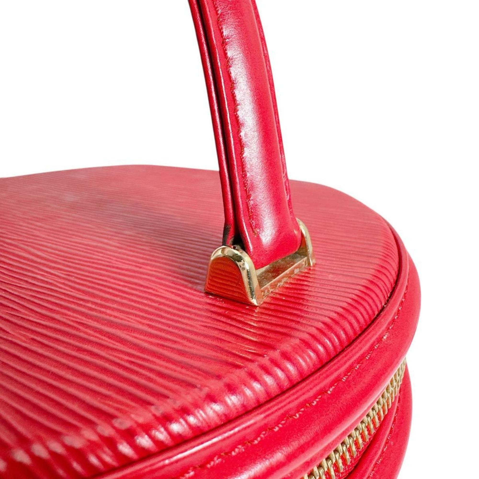 Louis Vuitton Louis Vuitton Epi Cannes Handbag, M48037, Castellian Red Size ONE SIZE - 7 Thumbnail