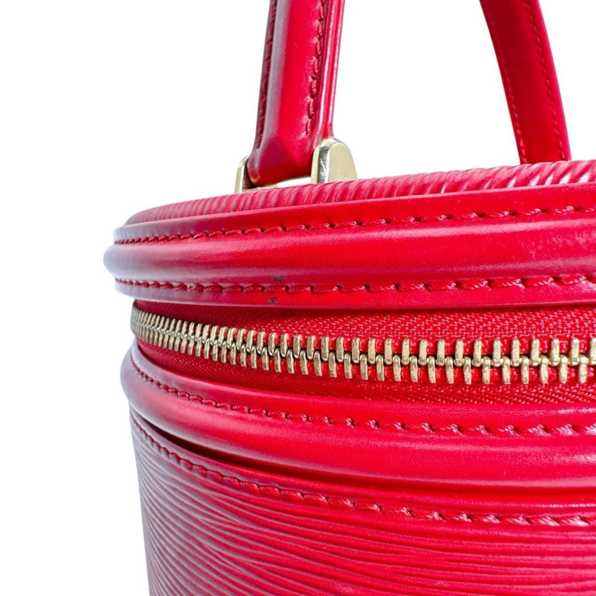 Louis Vuitton Louis Vuitton Epi Cannes Handbag, M48037, Castellian Red Size ONE SIZE - 6 Thumbnail