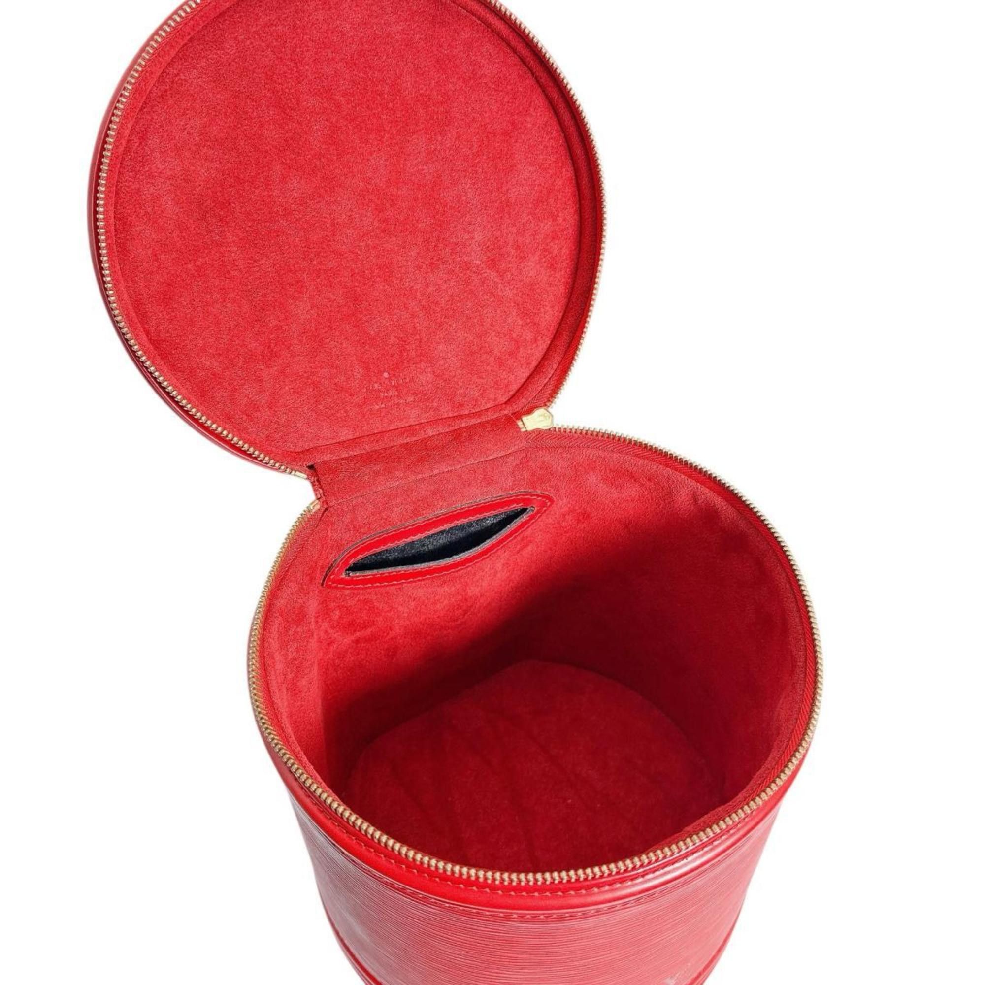 Louis Vuitton Louis Vuitton Epi Cannes Handbag, M48037, Castellian Red Size ONE SIZE - 10 Thumbnail