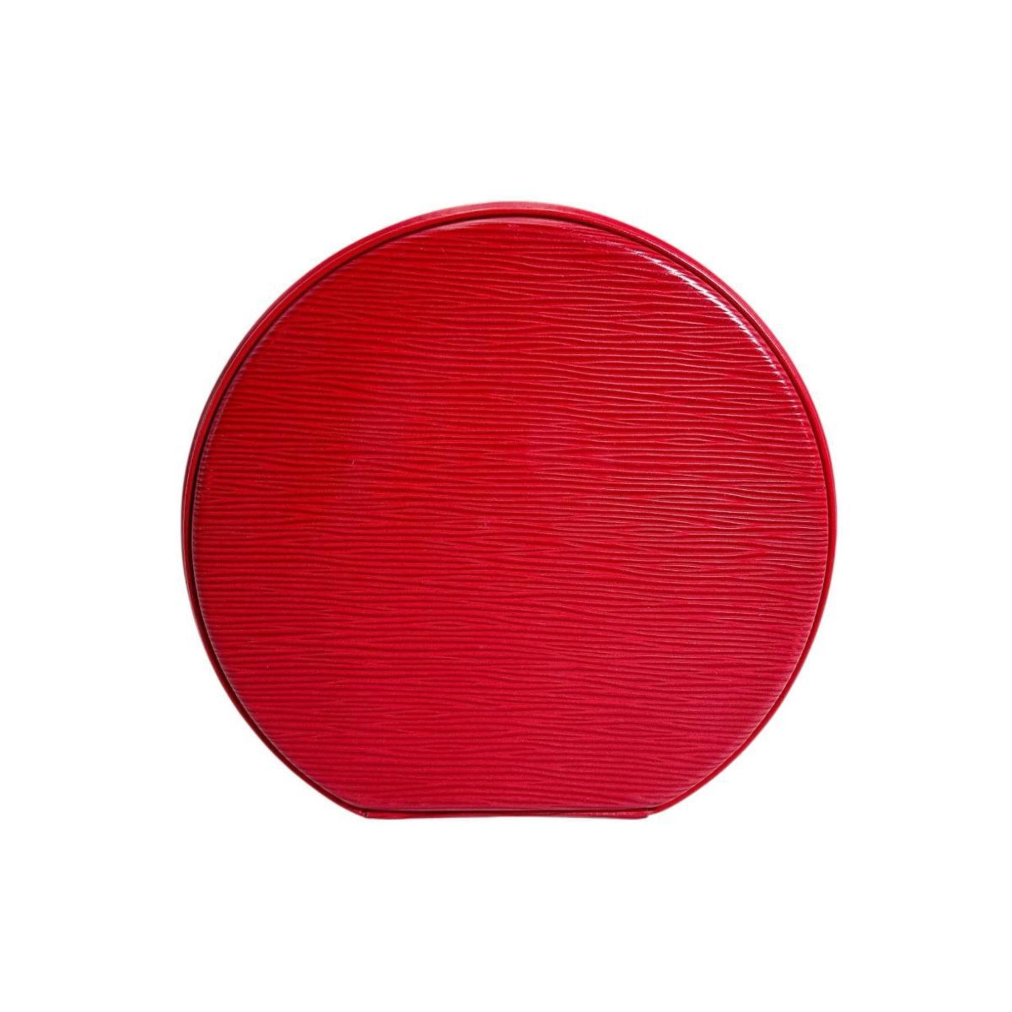 Louis Vuitton Louis Vuitton Epi Cannes Handbag, M48037, Castellian Red Size ONE SIZE - 4 Thumbnail